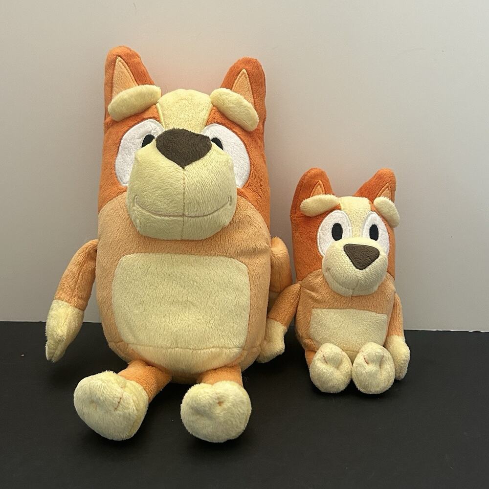 Bluey Bingo Talking 12 Inch Plush and 7 Inch Mini Non Talking Stuffed Animal